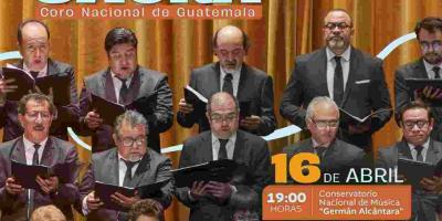 El Coro Nacional de Guatemala te invita a presenciar el concierto de Temporada Sacra