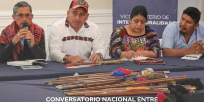 El ministro Luis Méndez Salinas lideró el Conversatorio Nacional