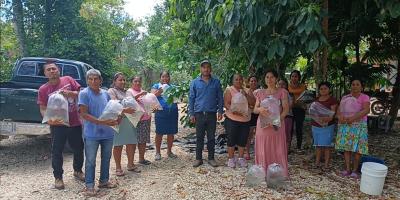 Entrega de alevines fortalece la producción acuícola en Santa Ana