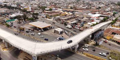 Finaliza fundición de rampa en el Paso a Desnivel de la Calzada Roosevelt