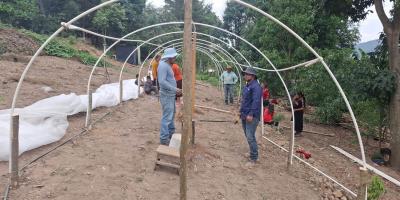 En Huehuetenango tecnifican la agricultura familiar con macrotúneles