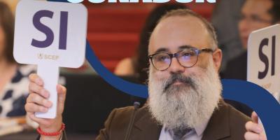El ministro Luis Méndez Salinas, fue juramentado por el presidente de la República, Bernardo Arévalo, como nuevo integrante del Conadur