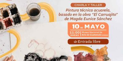 Inspírate y crea en acuarela en el MUNAG