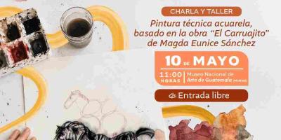 Charla y taller pintura técnica acuarela