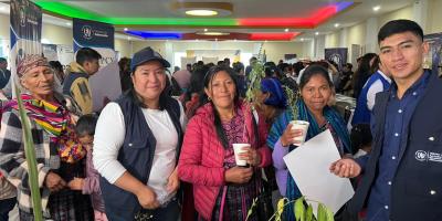 Huertos familiares brindan nuevas oportunidades a personas retornadas
