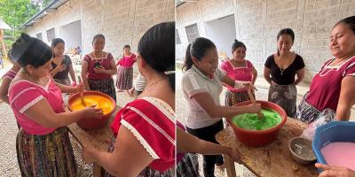 Mujeres de San Luis elaboran de productos de limpieza