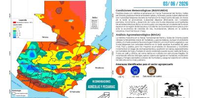 Reporte agroclimático del miércoles 3 de junio 2026