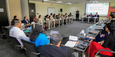 Participantes en el encuentro regional sobre Cooperación Sur Sur
