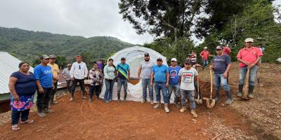 Familias agricultoras de La Unión fortalecen su producción con nuevo macrotúnel