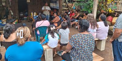 Comunitarios de Santa Rosa aprenden cómo enfrentar al Gusano Barrenador
