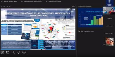 Socializan análisis agroclimático y medidas anticipatorias ante riesgos agroclimáticos 