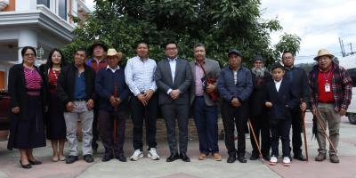 Viceministerio de Interculturalidad y Consejo Maya Mam y K’iche’ fortalecen diálogo y trabajo conjunto en Quetzaltenango. 