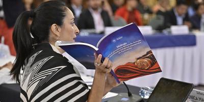 Gobierno y Autoridades Indígenas analizan propuestas sobre representación y auditoría social en Vigésimo Segunda Asamblea de Diálogo Nacional de Alto Nivel