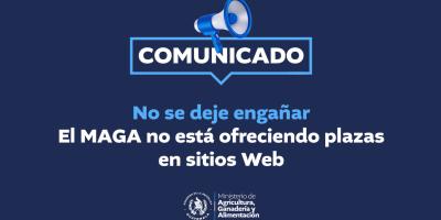 Comunicado No. 3 - No se deje engañar