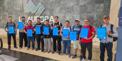 10 trabajadores guatemaltecos viajan a Múnich, Alemania.
