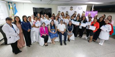 El Hospital General de Accidentes "CEIBAL" del IGSS cumple el Paso 4 de Espacios Amigos de la Lactancia Materna.
