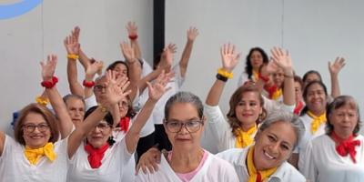 Programa Sustantivo Adulto Mayor llevó a cabo con gran éxito la actividad Gimnasias Rítmicas