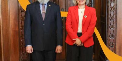 Autoridades se reunieron con la directora y representante permanente de la OEI