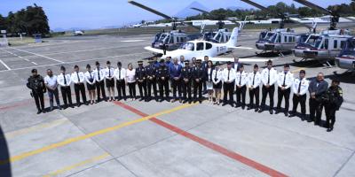 Nueva promoción de aviación policial refuerza operaciones de seguridad a nivel nacional