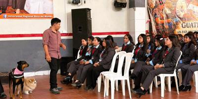 UBA enseña a escolares de Villa Canales el bienestar y protección animal