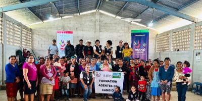 San Carlos Alzatate fortalece el trabajo comunitario de Mano a Mano para mejorar el bienestar de las familias