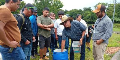 Productores acuícolas fortalecen conocimientos de la producción tilapia