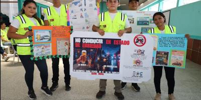 Jóvenes se capacitan en educación vial para llevar prevención a sus comunidades