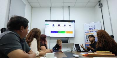 Transportistas de Villa Nueva conocen plataforma para agilizar trámites