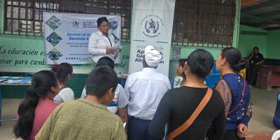 Jóvenes rurales reciben formación en emprendimiento y prevención de la violencia en Jalapa