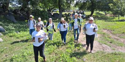 Servidores cívicos lideran acciones de conservación ambiental en la cuenca baja del río Achiguate