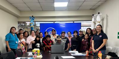 Familias de Villa Nueva reciben capacitación en gestión del riesgo
