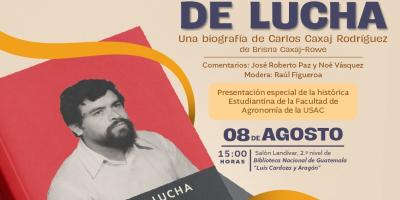 La memoria de Carlos Caxaj Rodríguez llega a la literatura