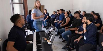 Coro Nacional de Personas con Discapacidad "César Augusto Hernández" finaliza taller intensivo. 