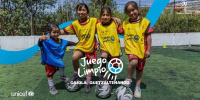 Quetzaltenango celebró con alegría el primer aniversario del programa Juego Limpio FEM en el municipio de Cajolá, un espacio donde las niñas y jóvenes pueden desarrollarse a través del deporte y la recreación.