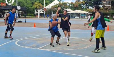 La cancha de Campo Marte reúne a equipos en jornada de baloncesto 3x3