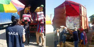 Familias de Samayac y Dolores recibirán raciones de alimentos