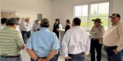 Supervisan avances del Laboratorio de Sanidad Animal en Izabal