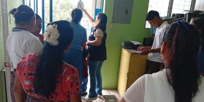 Monitorean peso, talla y estado nutricional de niños en Suchitepéquez