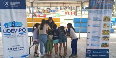 Jóvenes de El Amparo participan en festival para promover sus derechos