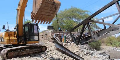 CIV avanza en una nueva fase para recuperar el puente Güijo en Zacapa 