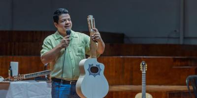 Festival Nacional de la Guitarra inicia con música, conocimiento y tradición en el Conservatorio Nacional de Música. 
