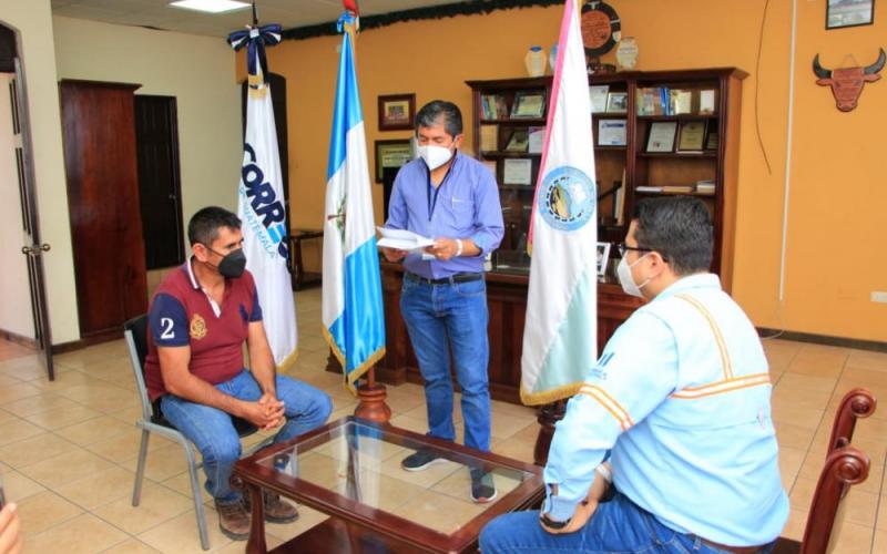 Preparativos para abrir la Oficina de Correos en Ipala, Chiquimula