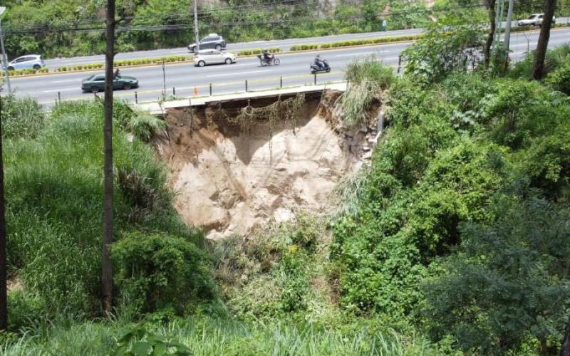 Instituciones rehabilitarán tramo socavado