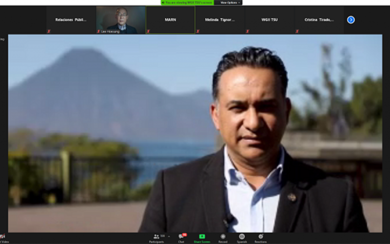 mario rojas espino ministro de ambiente y recursos naturales