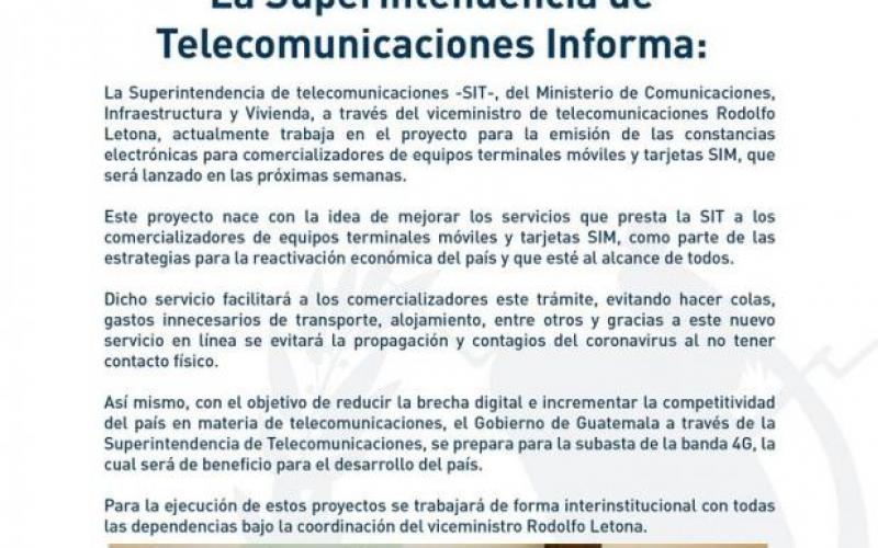 Información importante: