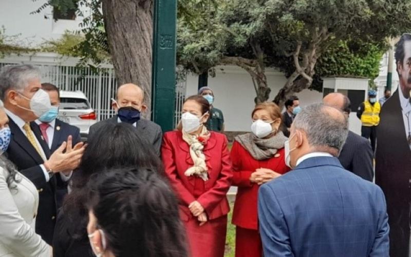 Homenaje realizado en Lima, el 14 de julio.