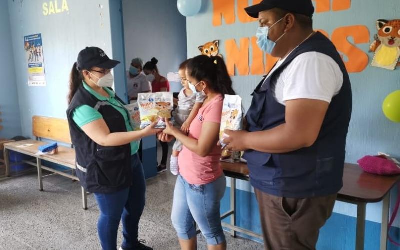 entrega de Nutriniños