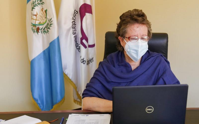 Secretaria Presidencial de la Mujer, Ana Leticia Aguilar Theissen 