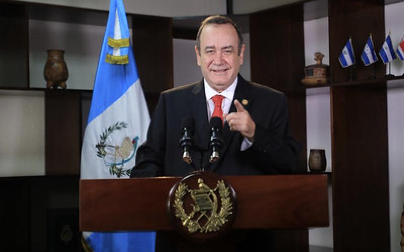 Presidente Alejandro Giammattei