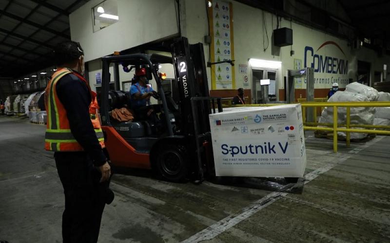 Llegada de vacunas Sputnik